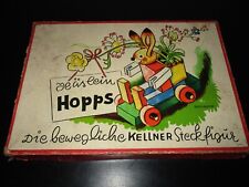 DDR Spielzeug Kellner Baukasten " Häslein Hopps "  50/60iger Jahre