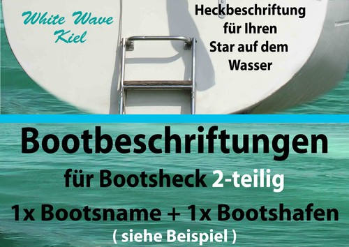 Bootsbeschriftung bootsname - bootsbeschriftung,