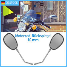 Paar Motorrad Spiegel in Chrom