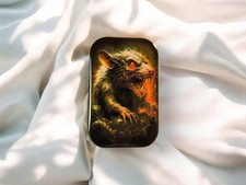 Mutant Rat • Red Eyes • Creepy Horror Animal • Halloween Magnet