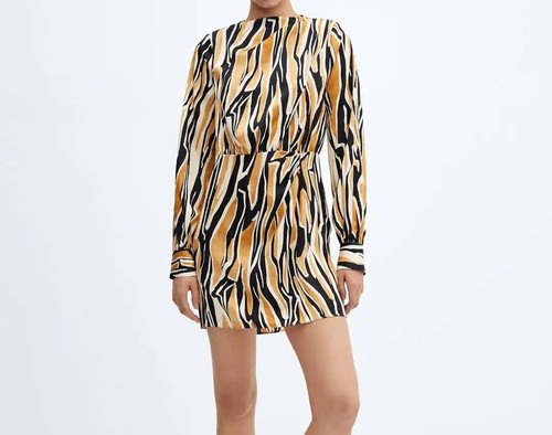 Mango mini kleid satin - gr, l