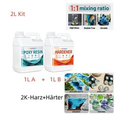 1:1 - Clear Epoxy Resin 2L Kit