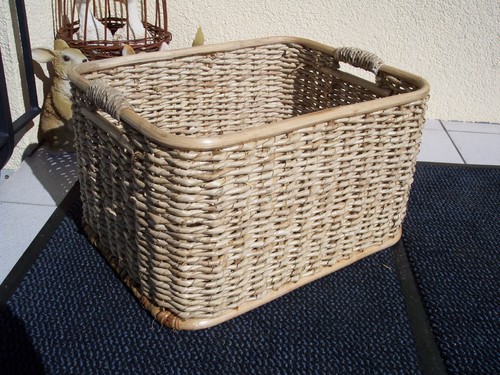 Regalkorb stabiler rattan - regalkorb,