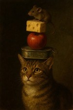 Apfel Sardinendose Käse Öl