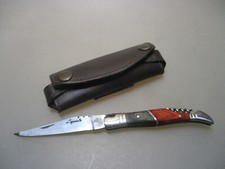 Vintage, Original - Laguiole Messer mit Lederscheide 