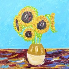 SONNENBLUMEN ORIGINAL ÖL AUF