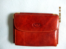 GOLDEN HEAD Damen Portemonnaie Handmade in Germany  LEDER braun   NEUWERTIG