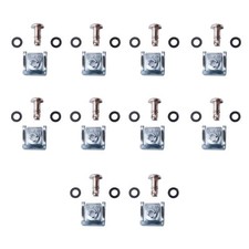 TMP Racing Verkleidung Innensechskant 17 mm Schnellverschluss Set silber zum