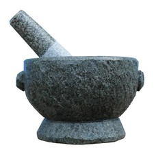 Granit Mörser + Stößel sehr