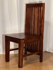 Achtung! Gesamtpreis: Acht Palisander-Stühle, Massivholz, rustikal & sehr robust