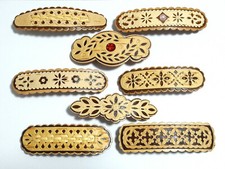 Birkenrinde Holz Haarspange Haarschmuck Haarklemme Schnale Organikprodukt