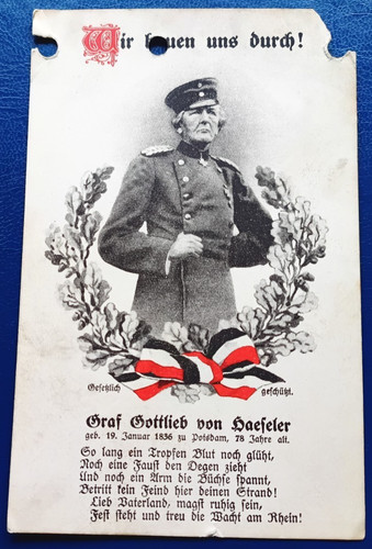 Postkarte generalfeldmarschall - postkarte,