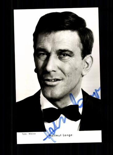 Helmut lange autogrammkarte - lange,