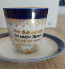 Tasse mit Unterteller und