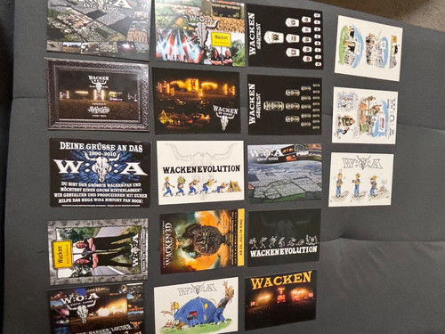 Wacken postkarten - 18,