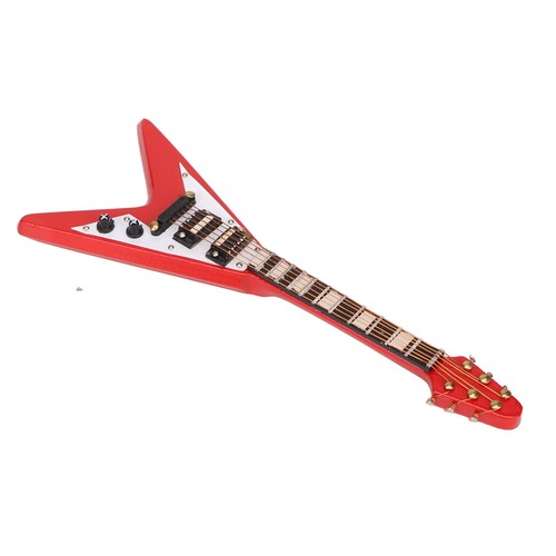 Red miniature electric - red, guitar
