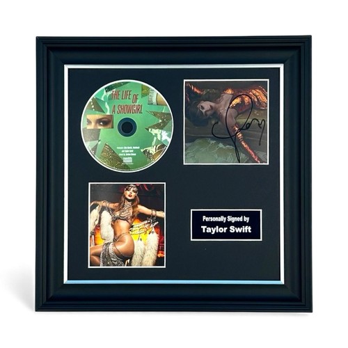 Taylor swift signed photo cd - &,