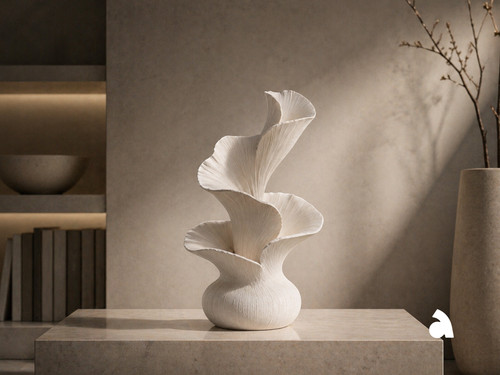 Abstrakte blumenvase modern - abstrakte,