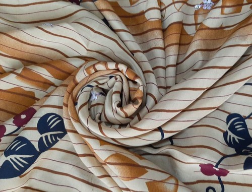 Reine seide sari 100 - sari, krepp