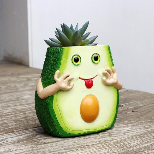 Avocado flower pot statue - avocado,