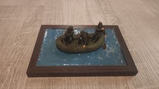 Diorama German Wehrmacht Dinghy WWII Schlauchboot überfahrt Fluß 1:35