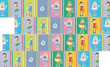 12 Rollen  Kinderzimmer Bordüre Feen Prinzessin  selbstkleb je 5meter