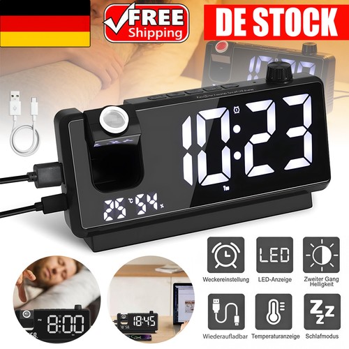 Projektionsalarm digitaluhr - projektionsalarm,