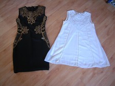 Zwei Kleider Gr. L Schwarz mit