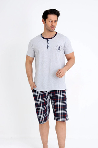 Herren schlafanzug pyjama set - herren,