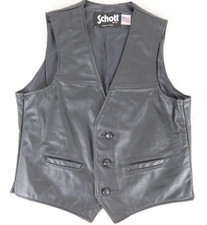 Vintage Schott NYC Leder Weste