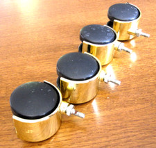 Heimwerker "Räder für Möbel" -4 Stück - goldfarben - ⌀ 5,5cm