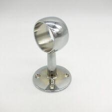 Geländerstütze Messing verchromt Ø35 mm Stütze Handlaufträger Boot Reling