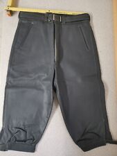 Kinderlederhose Grau Neu Halblange Gr Ca. 158