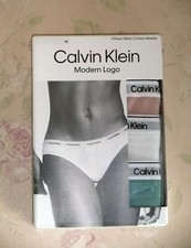 3er Pack CALVIN KLEIN Moden Logo Icon Bikini Slip subdued white zoni beach Gr. M