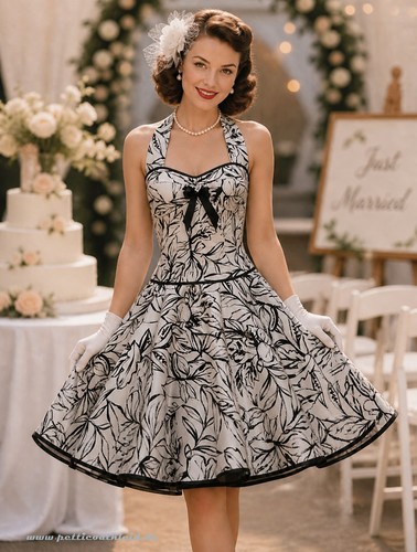 50er jahre petticoat - jahre, kleid