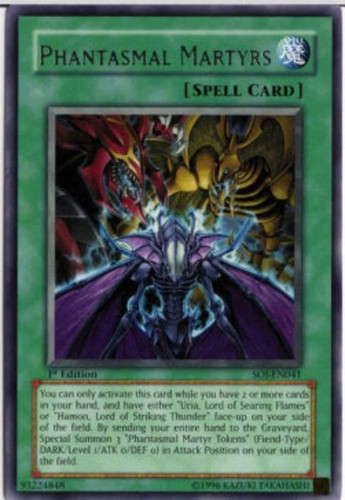 Yugioh phantasmal martyrs - phantasmal,