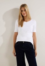 Cecil basic kurzarmshirt - cecil,