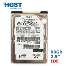 FESTPLATTE HITACHI TRAVELSTAR HTS541680J9AT00 80GB 5400U/min 8MB IDE 2.5'' Zoll