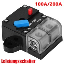 100A/200A Automatische Sicherung Automat Automatik Schalter KFZ Auto 12V/24V