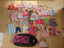 Baby Born Paket Konvolut Puppe Kleider Hosen Trage Roller