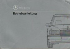 MERCEDES E-KLASSE W124 Diesel Betriebsanleitung 1989 1990 Bedienungsanleitung BA