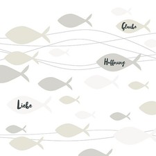 20 Servietten Kommunion Fische