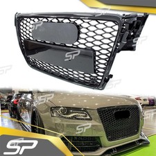 Wabengrill Kühlergrill Front Grill Schwarz für AUDI A4 S4 B8 8K Limo Avant 07-11