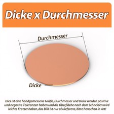 Kupfer Ronde Kupferblech