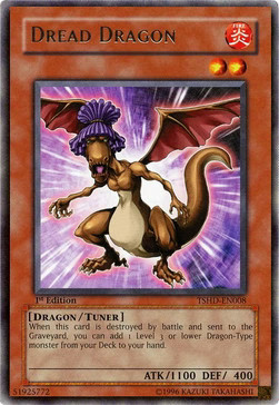 Yugioh dread dragon - yugioh,
