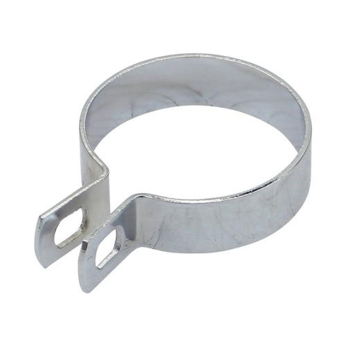 Auspuffschelle rund 60mm chrom