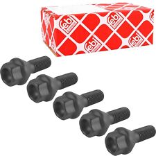 5x FEBI RADSCHRAUBE KEGELBUND SW 17 mm RADBOLZEN M12 x 1.5 mm FÜR BMW RENAULT