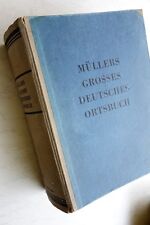Müllers Grosses Deutsches Ortsbuch 1961 Gemeinde-Lexikon Sowjetzone