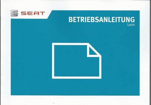 Seat leon betriebsanleitung - seat,
