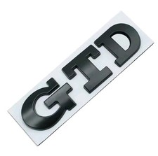 Gtd badge emblem - matt, schwarz